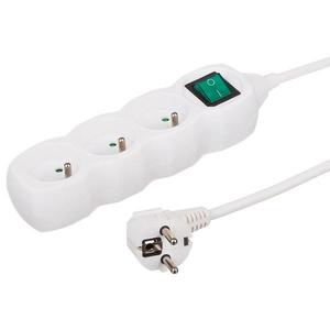 Predlžovací kábel 3G 3x1 Z/U 5m 35350 biely vyobraziť