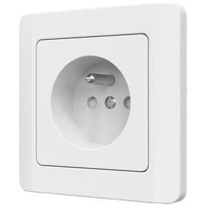 Jednoduchá zásuvka Z/U SILVA biela 46136 vyobraziť