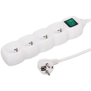 Predlžovací kábel so zásuvkou 4G 3x1 Z/U 1, 5 m 35415 biely vyobraziť