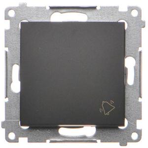 Vypínač zvonček Simon54 čierny vyobraziť