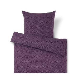 Flanelová posteľná bielizeň, štandardná veľkosť, fialová vyobraziť