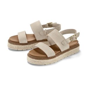 Kožené sandále na platforme vyobraziť