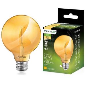 Žiarovka LED G95 filament 6W E27 660LM 2000K A vyobraziť