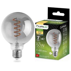 Žiarovka LED G95 filament 6W E27 2200K SMOKEY vyobraziť