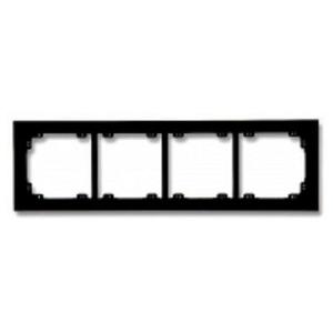 Rámček štvornásobný 12DR-4 čierny mat vyobraziť
