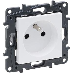 Zásuvka jednoduchá 863130 biely vyobraziť