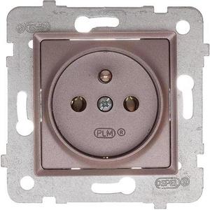 Zásuvka jednoduchá Z/U titán GP-1QZ/M vyobraziť