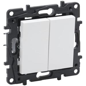 Vypínač dvojitý 863105 biely vyobraziť