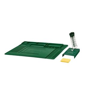 PARKSIDE® Odsávačka cínu, čistič hrotu, štiepacie kliešte/Spájkovacia podložka a stojan/spájkovacia pomôcka s osvetlením (spájkovacia podložka a stoja vyobraziť