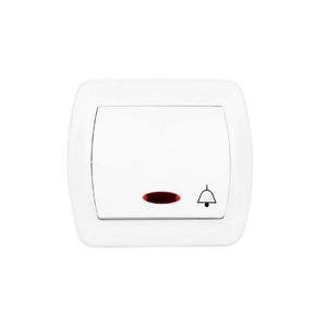 AD1L Zvončekový vypínač biely vyobraziť