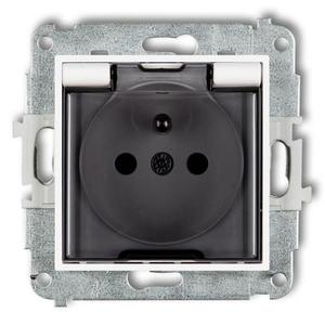 Zásuvka hermetická biela MGPB-1ZP mini vyobraziť