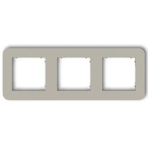 Rámček trojitý zaoblený Mini Taupe vyobraziť