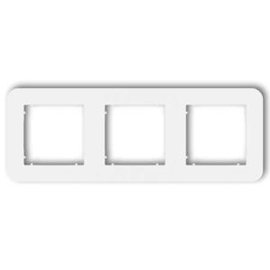 Rámček trojitý zaoblený Mini Biela vyobraziť