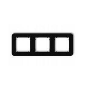 Rámček trojitý zaoblený Mini Čierna vyobraziť