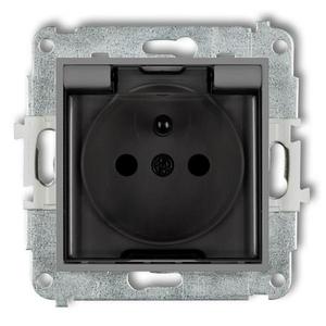 Zásuvka hermetická sivá mat 27MGPB-1ZDP mini vyobraziť