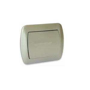 Vypínač jednoduchý AW1 satén vyobraziť