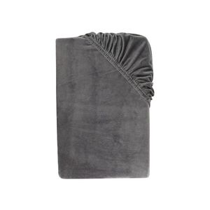 LIVARNO® Plyšová napínacia plachta, 140 – 160 x 200 x 25 cm (sivá) vyobraziť