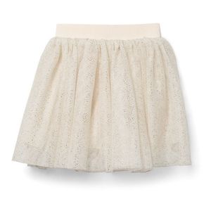 Dievčenská trblietavá tylová sukňa vyobraziť