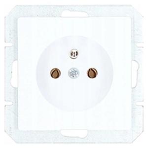 Jednoduchá zásuvka Z/U MEDIUM biela 17664 vyobraziť