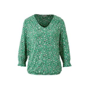 Blúzkové tričko s potlačou, zelené vyobraziť