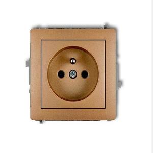 DGP-1Z Zásuvka jednoduchá s uzemnením vyobraziť