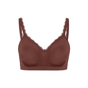 Bezšvová mäkká podprsenka, hnedá vyobraziť
