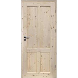 Dvere vnútorné Finskie plné 60P so sukmi nelakované zámok na kľúč vyobraziť