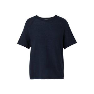 Tričko z jemného úpletu, námornícke modré vyobraziť