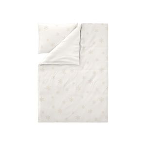 LIVARNO® Obojstranná posteľná bielizeň z bavlneného saténu, 140 x 200 cm (biela) vyobraziť