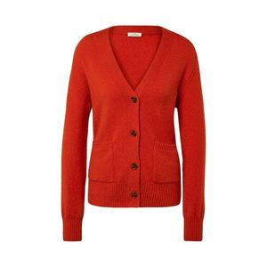 Pletený kardigán s vlnou s certifikátom RWS, oranžový vyobraziť