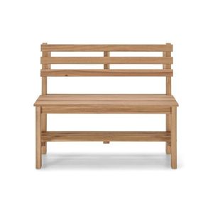 Záhradná lavička »Lenja« s poličkou vyobraziť