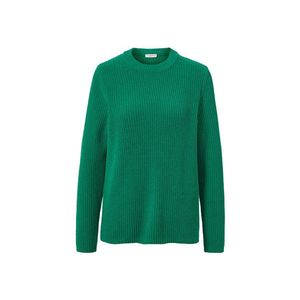 Pulóver z hrubej pleteniny, zelený vyobraziť