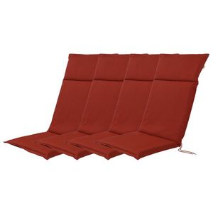 LIVARNO home Podsedák na ležadlo Houston, 120 x 50 x 4 cm, červenohnedá, 4 kusy vyobraziť