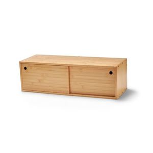 Nástenný regál s posuvnými dvierkami vyobraziť