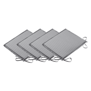 LIVARNO home Obojstranný podsedák, 38 x 42 x 3 cm, sivá, 4 kusy vyobraziť