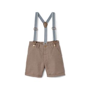 Detské šortky, kávovohnedé vyobraziť