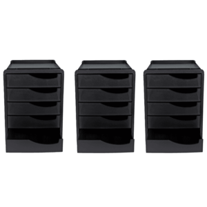 UNITED OFFICE® Kancelársky box s 5 zásuvkami, 3 kusy vyobraziť