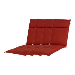 LIVARNO home Podložka na kreslo Houston, 167 x 50 x 4 cm, červená, 4 kusy vyobraziť