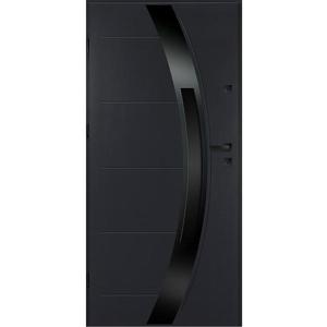 Dvere vchodové Selene 80L antracit vyobraziť