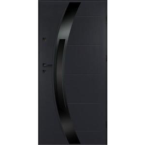 Dvere vchodové Selene 90P antracit vyobraziť