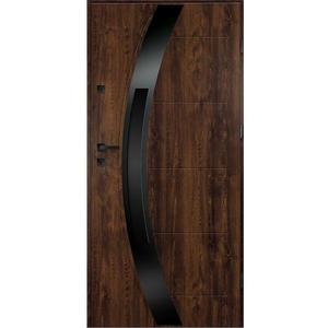 Dvere vchodové Selene 80P orech vyobraziť