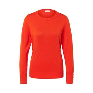 Pulóver z jemného úpletu, oranžový vyobraziť
