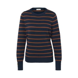 Pulóver z jemného úpletu, prúžkovaný vyobraziť