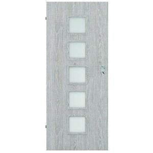 Dvere vnútorné Vedi 5*5 60Ľ dub strieborný vyobraziť