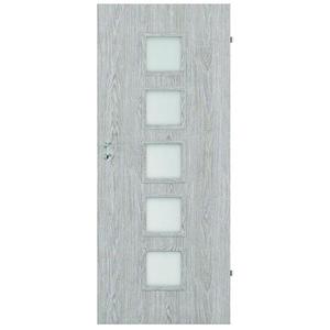 Dvere vnútorné Vedi 5*5 60P dub strieborný vyobraziť