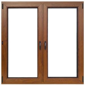 Okno dvojkrídlové 146, 5x143, 5 cm zlatý dub vyobraziť