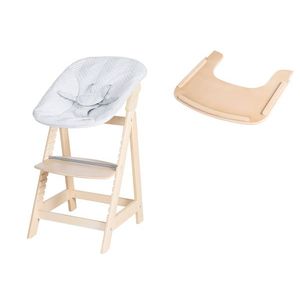 roba Detská vysoká stolička Born Up Zickzack 2 v 1 + Pultík k jedálenskej stoličke vyobraziť