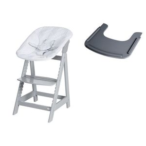 roba Detská vysoká stolička Born Up Zickzack 2 v 1 + Pultík k jedálenskej stoličke vyobraziť