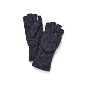 Odklápacie palčiaky z pleteného flísu, modré vyobraziť