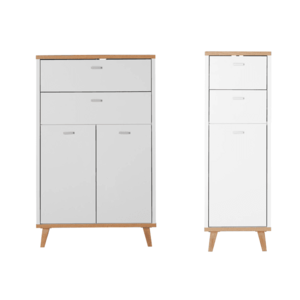 LIVARNO home Skrinka do kúpeľne Corfu, 60 x 96 x 28 cm + Skrinka do kúpeľne Corfu, 32 x 96 x 28 cm vyobraziť